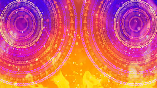 12 Masks of Fire Drum Frenzy baggrund