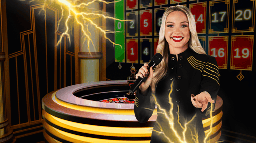 Lightning Roulette baggrund