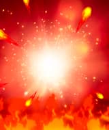 Flaming Tiger baggrund