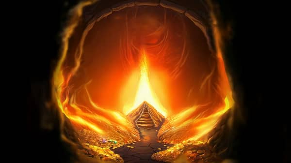 Blazing Dragon background