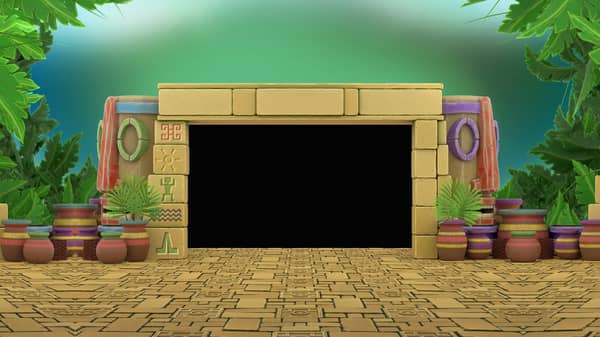 Temple of The Sun background
