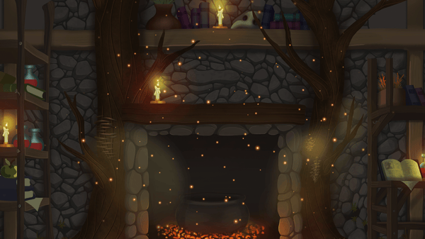 The Mysterious Workshop background