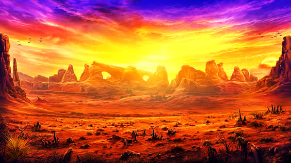 Buffalo King Megaways background