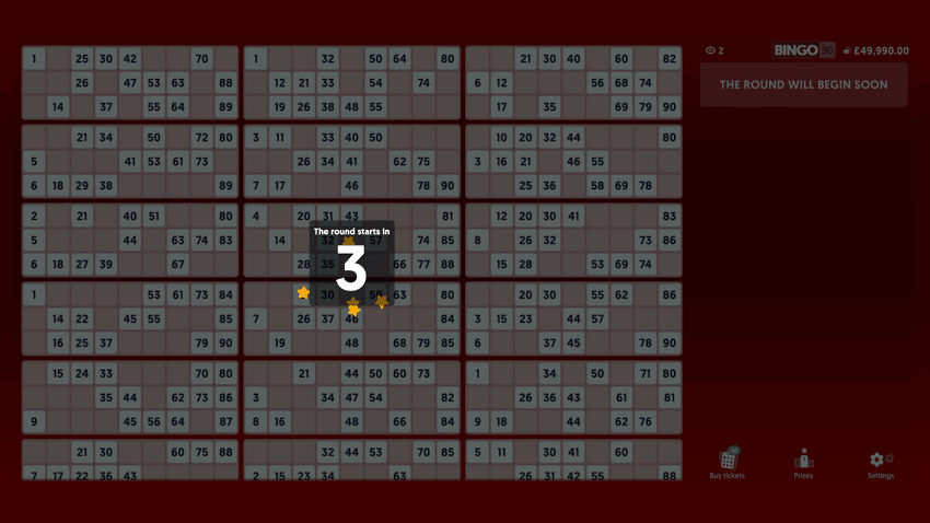 Slide of the game Bingo 90