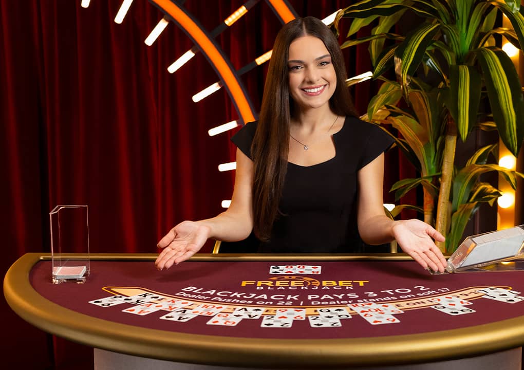 Free Bet Blackjack baggrund