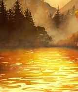 Big Bass Secrets of the Golden Lake baggrund